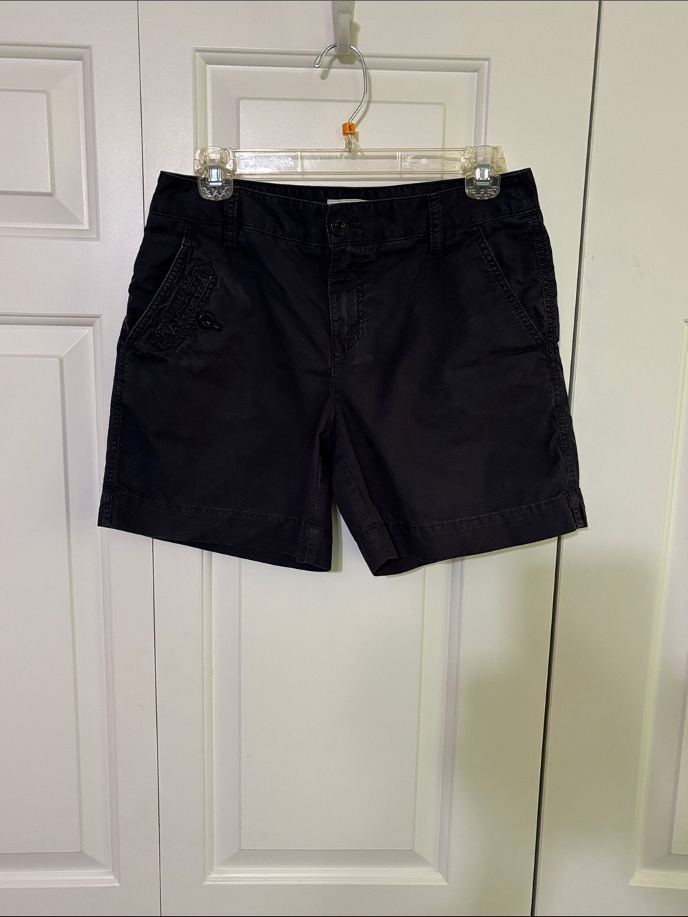 G.H. Bass & Company Ladies Every Day Navy Cotton Shorts Size 4